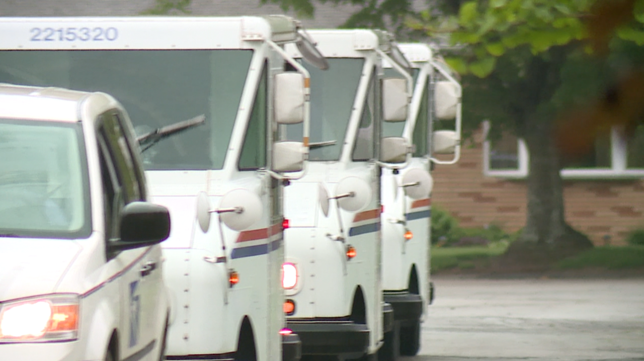Postal trucks