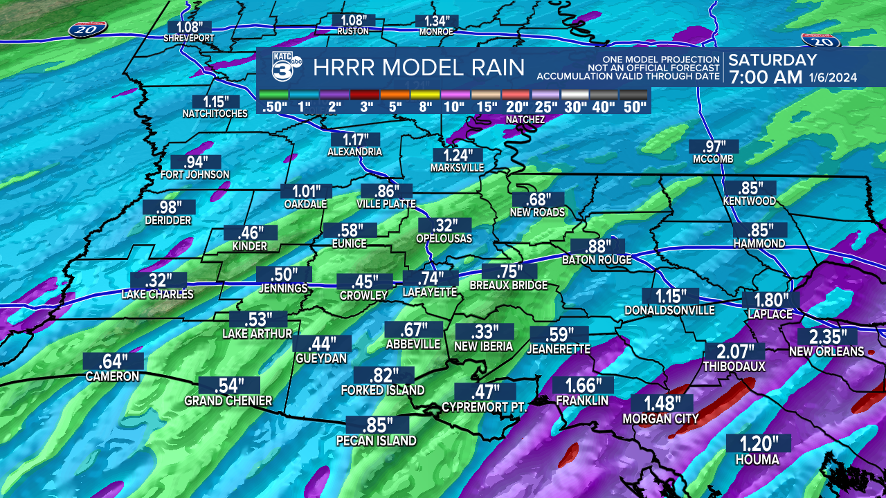 Extended HRRR Accumulation Acadiana.png
