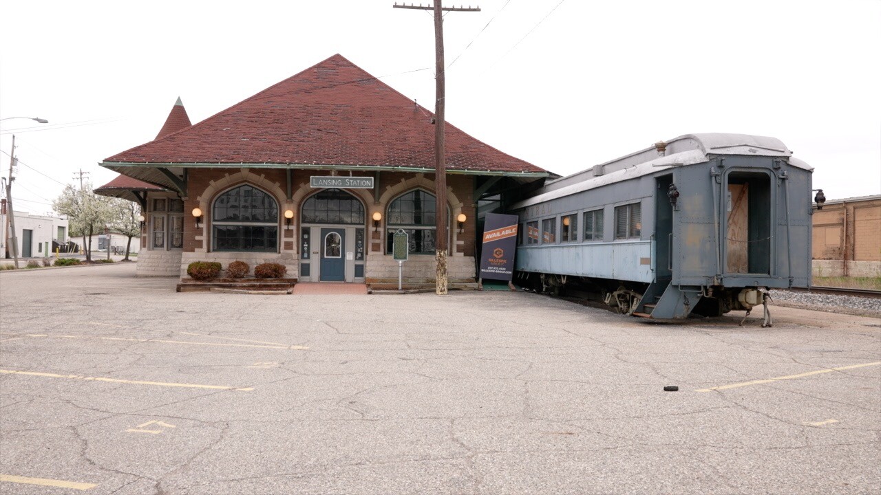 Clara's Restaurant and train station property is slated for renovation.