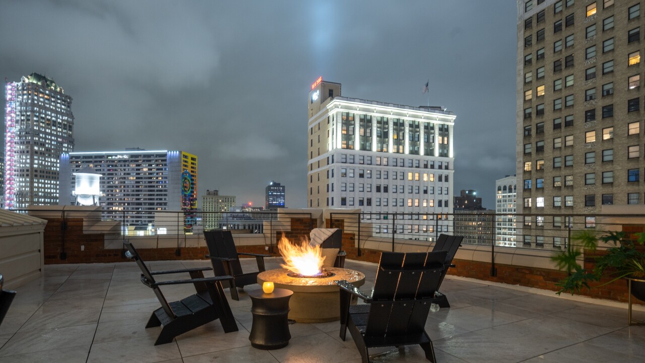 Take a look inside Detroit's newest rooftop bar, The Monarch Club