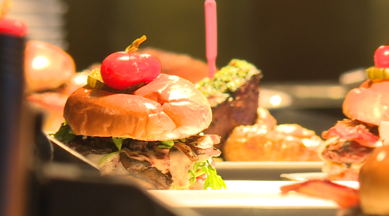 Burger at 1919 Kitchen & Tap