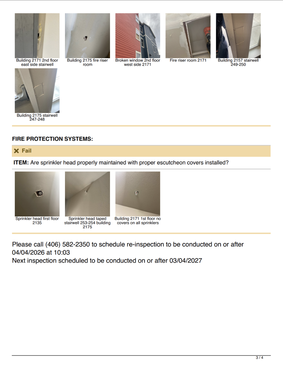 BZN Fire Inspection
