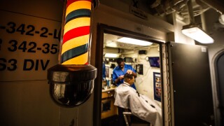 USS Farragut Barber Shop 