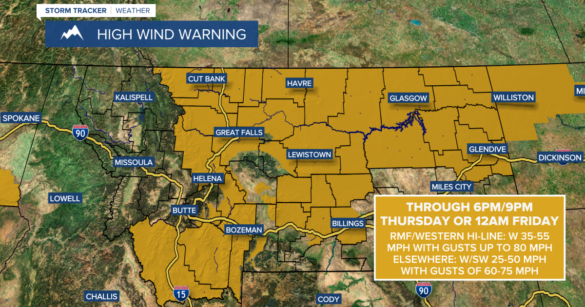 Storms move out Wednesday night; Cooler and very windy on Thursday