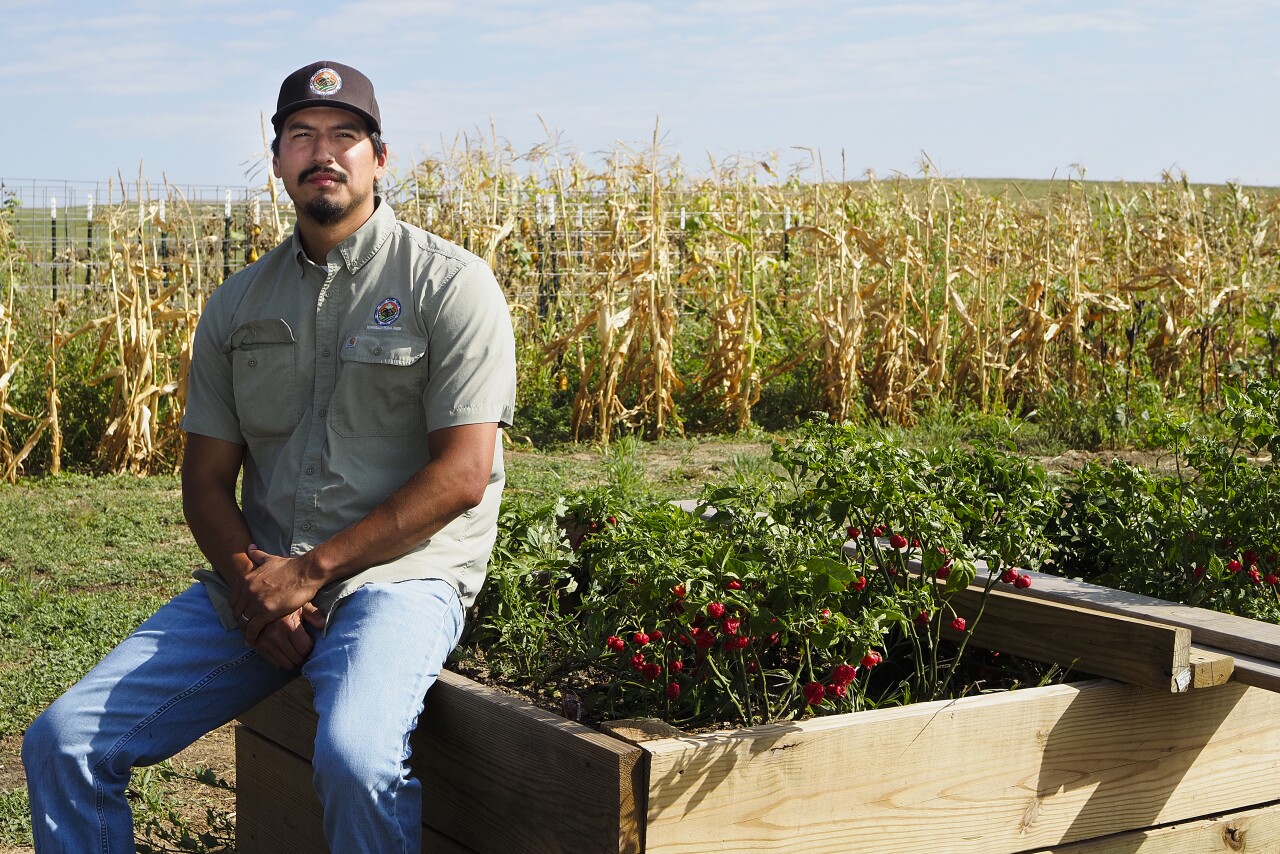Winnebago Tribal Farm near Winnebago, NE.