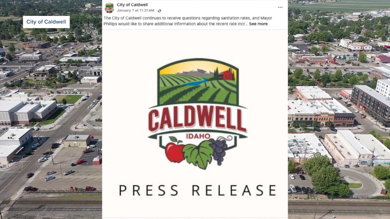 City of Caldwell press release