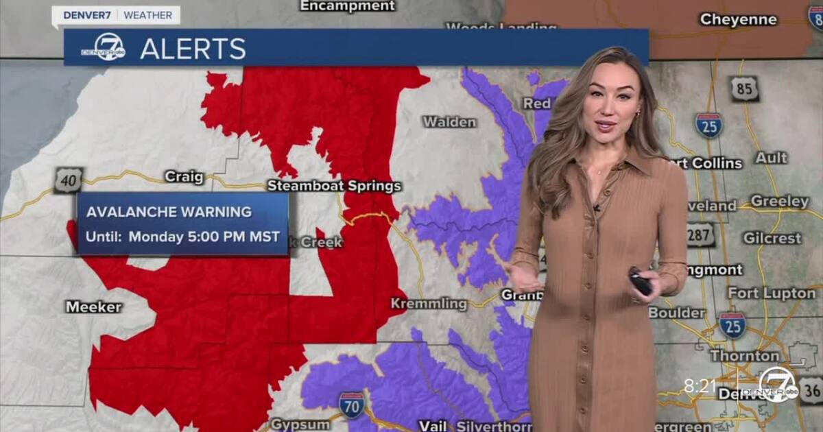 Multiple rounds of snow move into the mountains; mild weekend in Denver metro
