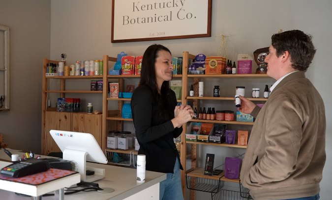 Christain Perry-Watt and WCPO 9 News Reporter Sam Harasimowicz