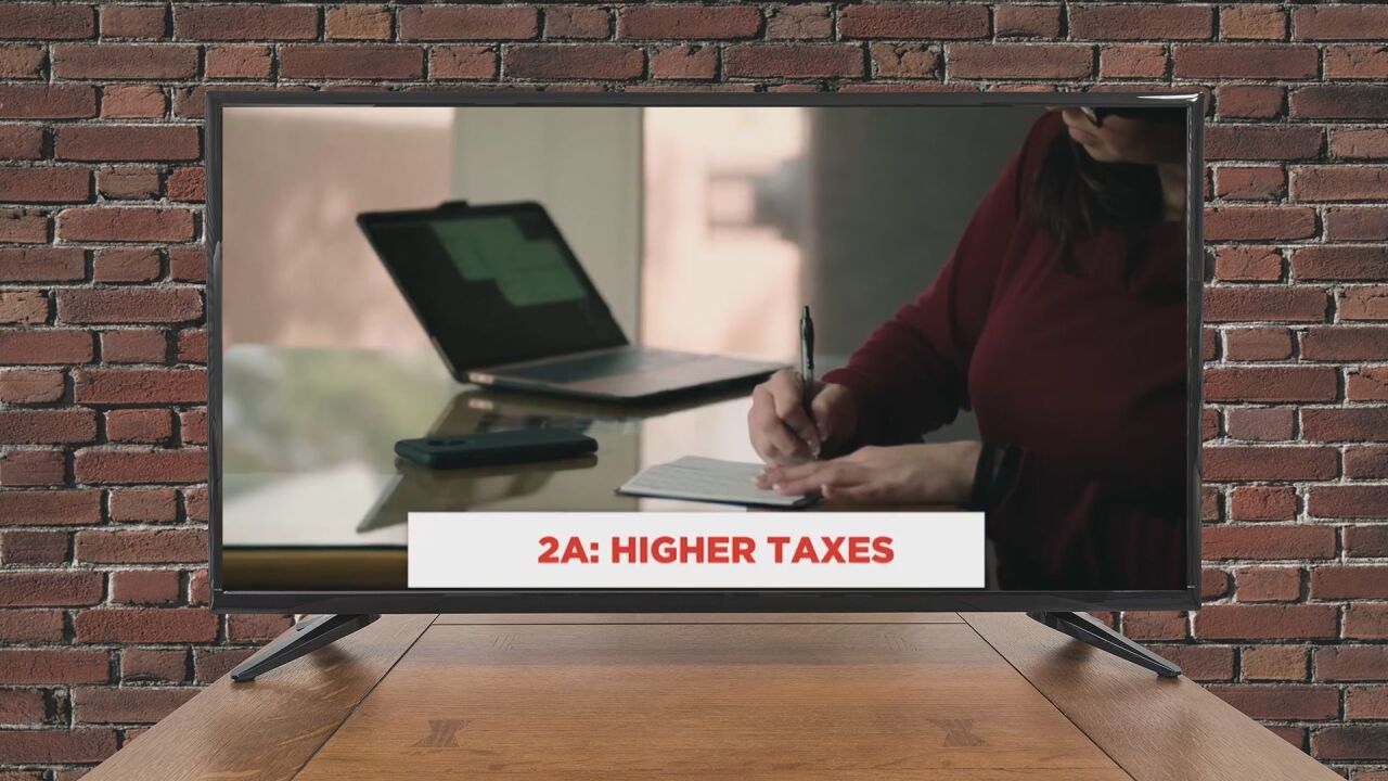 AD: Higher taxes