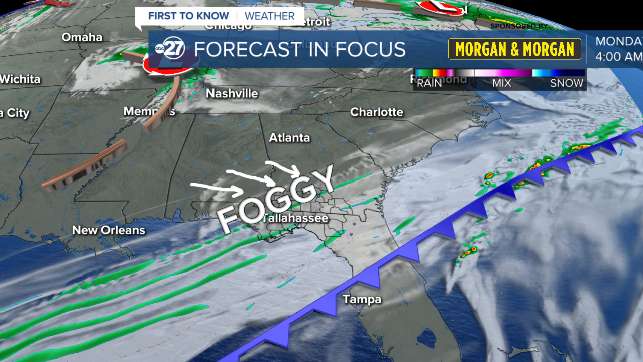 Foggy start with drier air on the way!