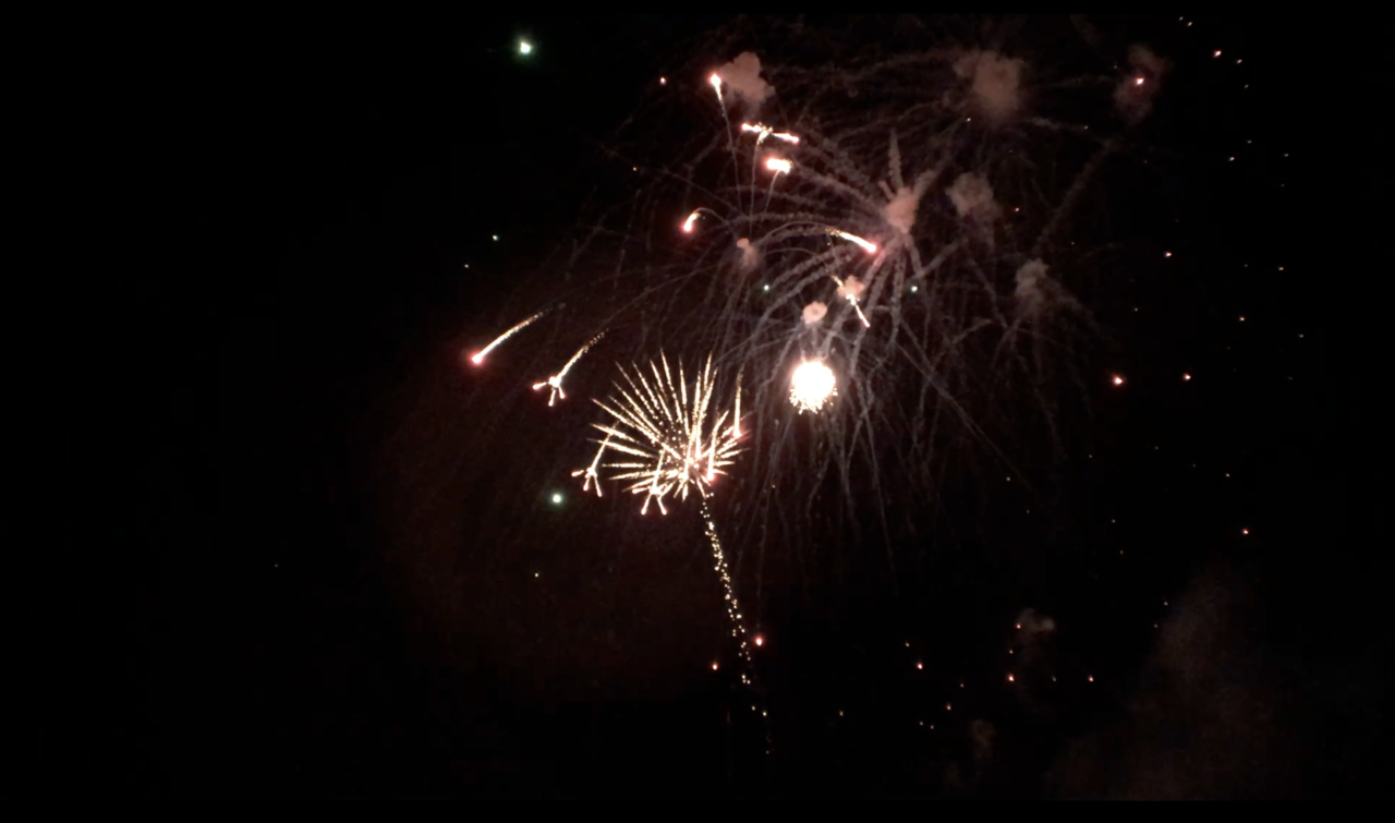 Fireworks in Delta Township