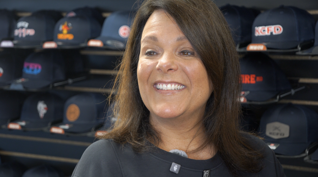 Georgia Sirna, owner of Pro Apparel KC