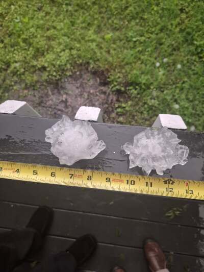 Hail damage 
