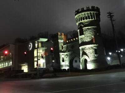 Cincygram: Fog blankets Downtown, creating unique sights of city lights