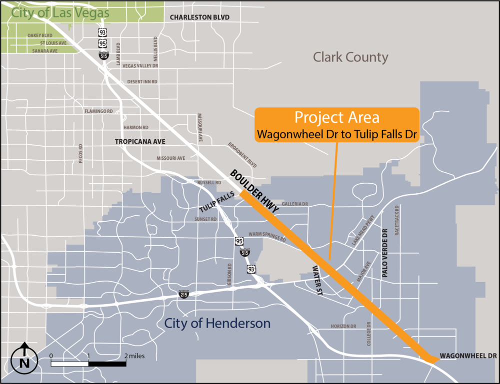 Reimagine Boulder Highway Map