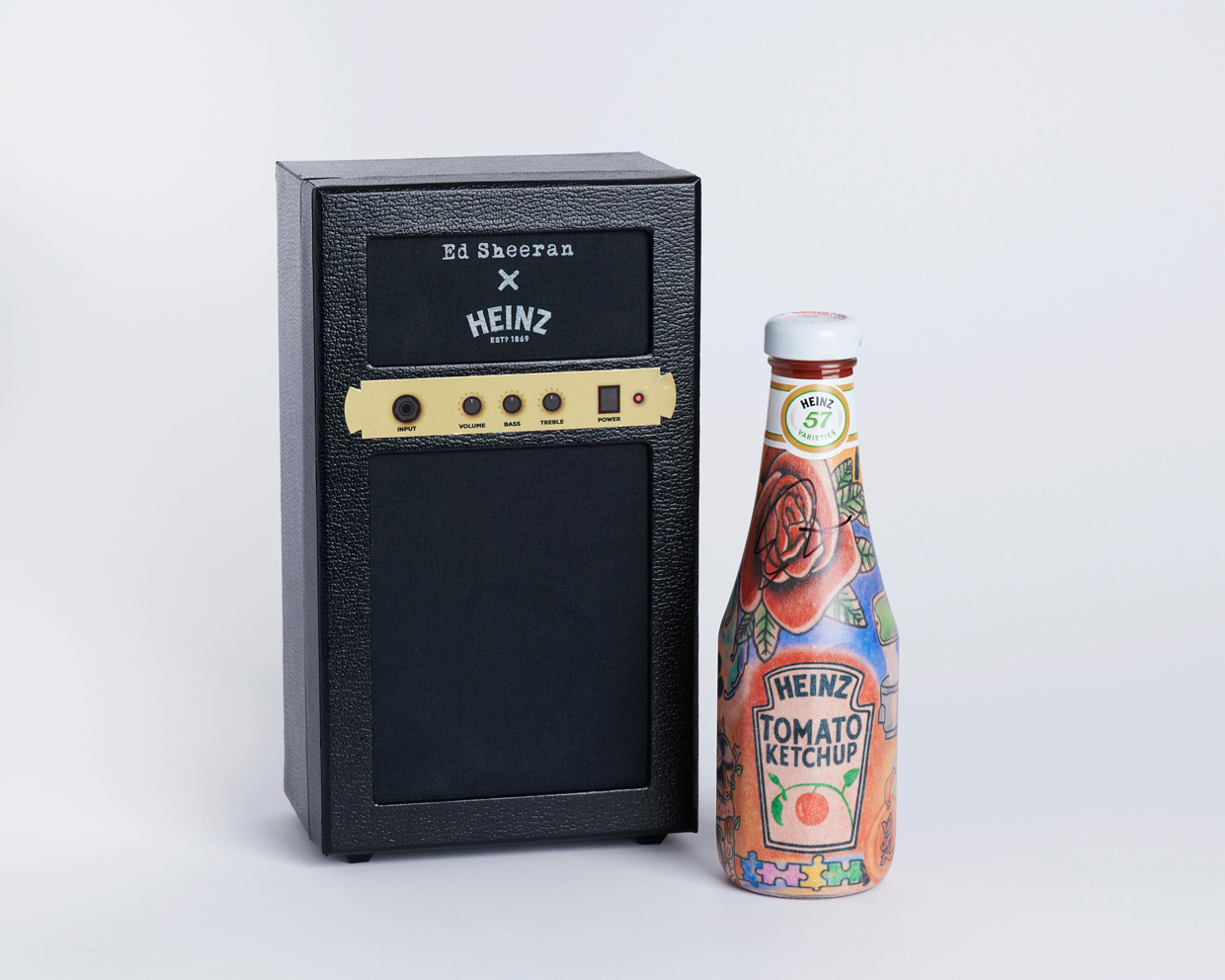 Sheeran Heinze ketchup bottle