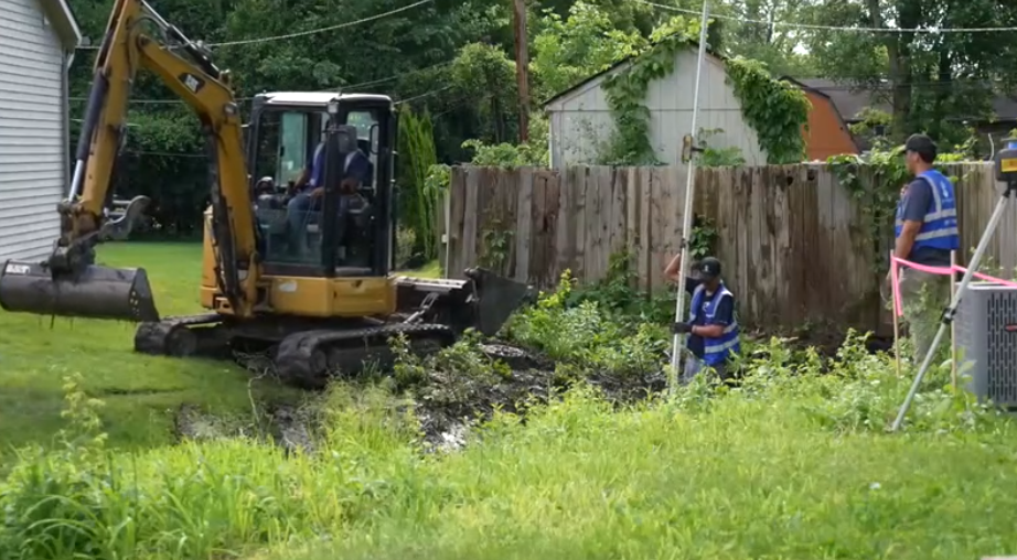 Drainage work