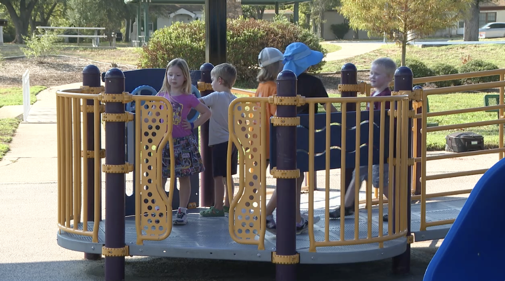 Bryan parks get shade structures to keep families cool and extend playtime