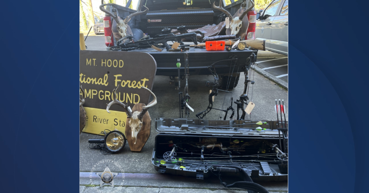 Oregon poaching investigation leads to major seizure of weapons, drugs, and animal trophies