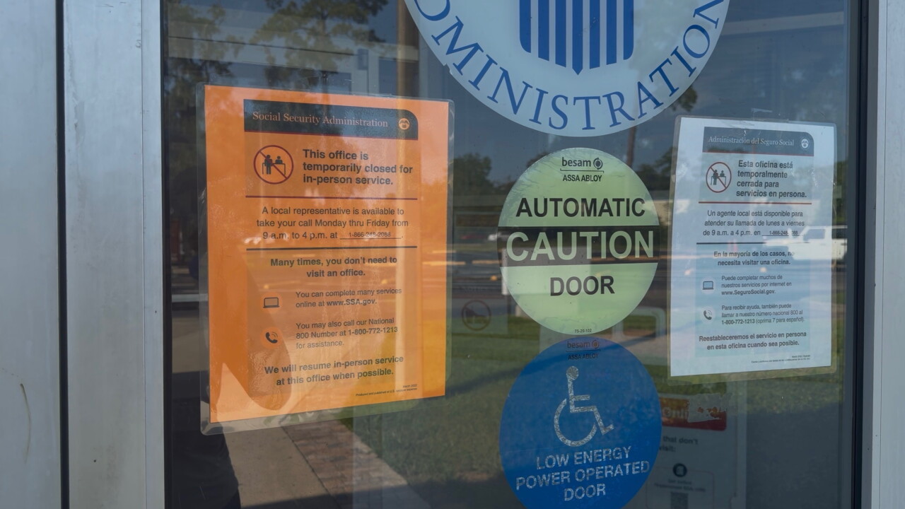 SOCIAL SECURITY OFFICE TEMP CLOS