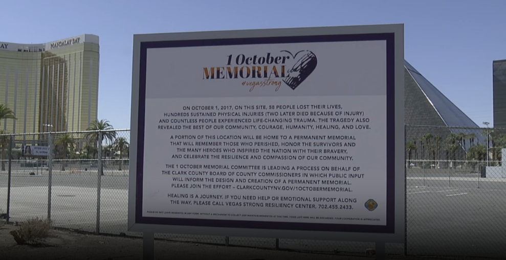 1 October Memorial sign