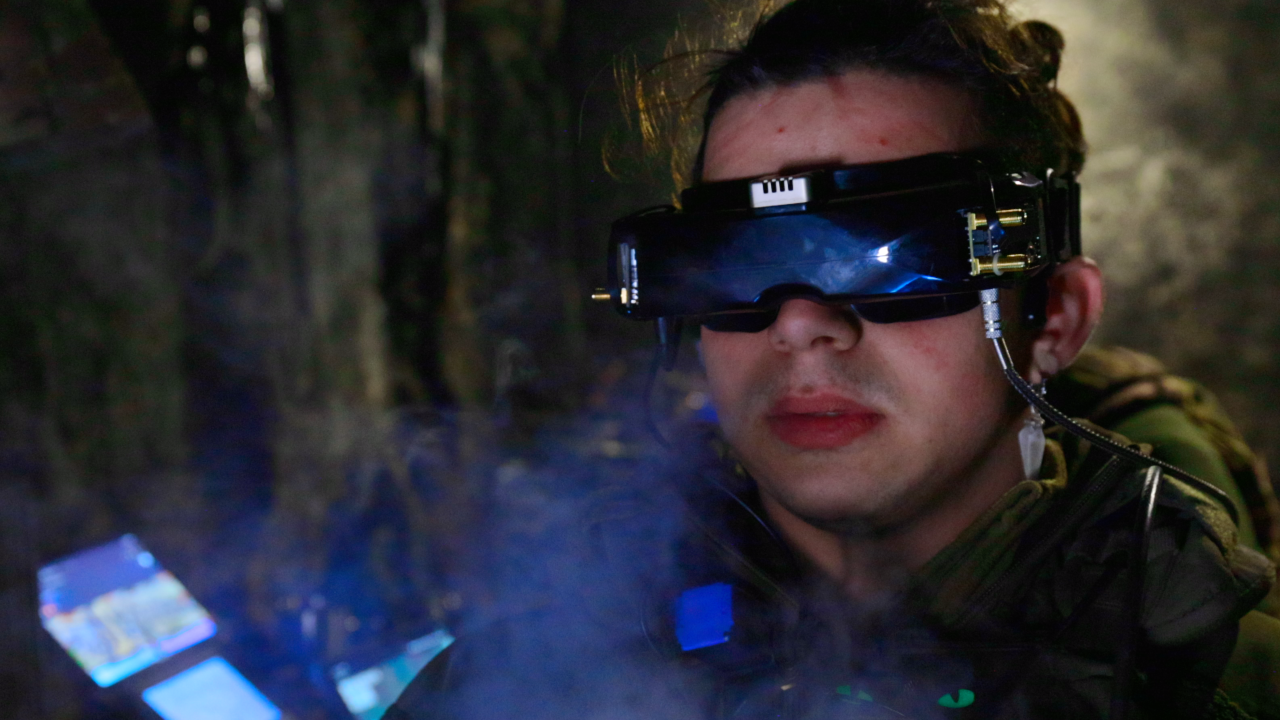 Darwin with goggles.