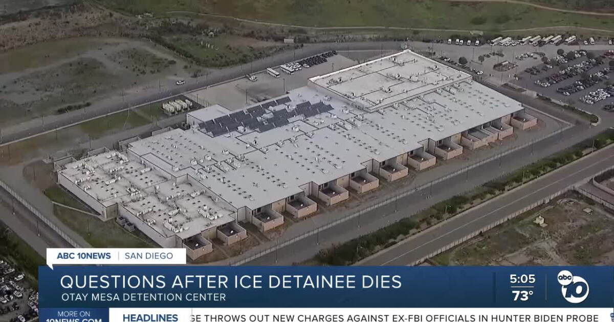 ICE detainee who died at Otay Mesa Detention Center identified as San Diego County supervisors demand answers