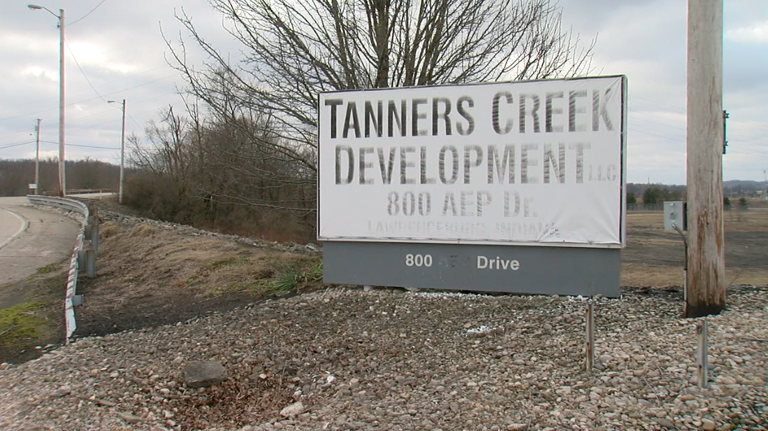 The former Tanner's Creek coal plant site in Lawrenceberg, Indiana.