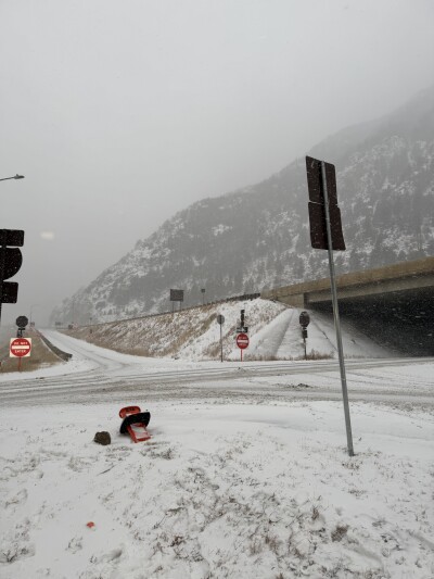 snow on roads Dec 6 2025