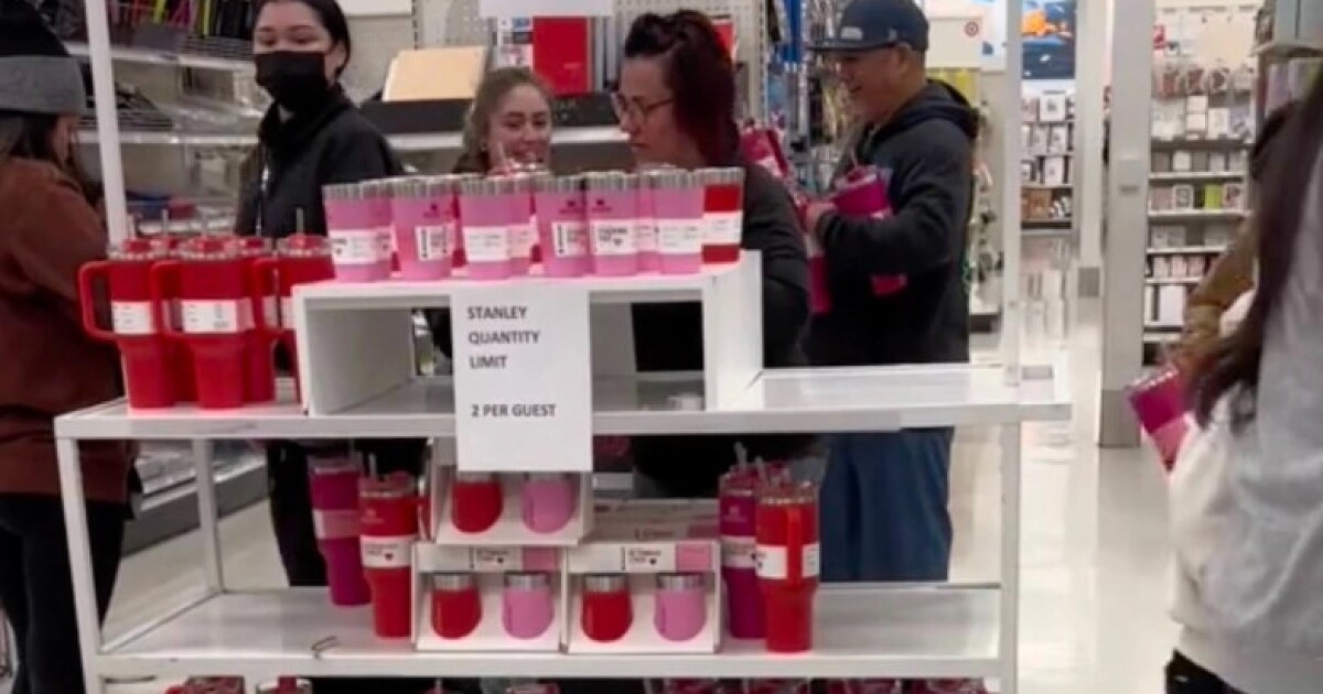 Shoppers clamor for limitededition Stanley cups selling out at Target