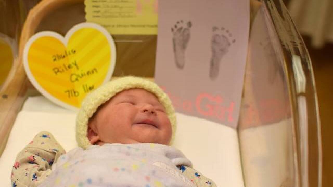 PHOTOS: Franklin mom delivers baby in ambulance