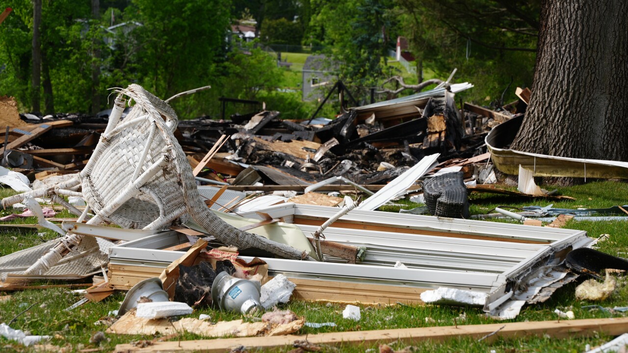 Plainfield Township Home Explosion