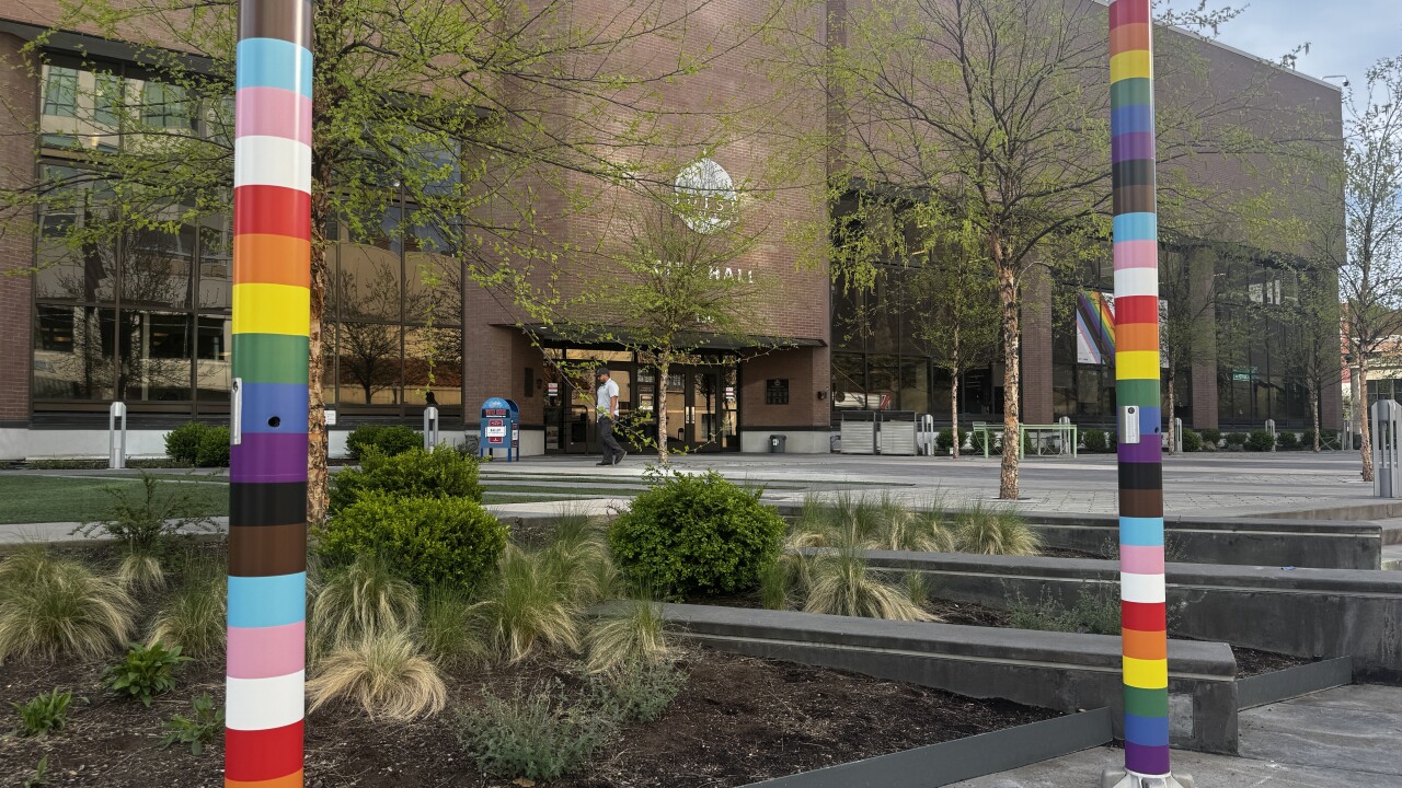 City of Boise LGBTQ+ art installation display 2026