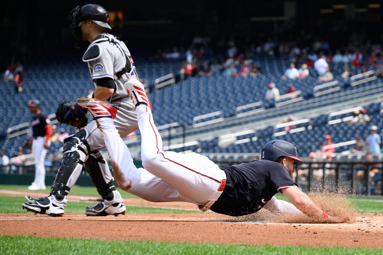 APTOPIX Rockies Nationals Baseball