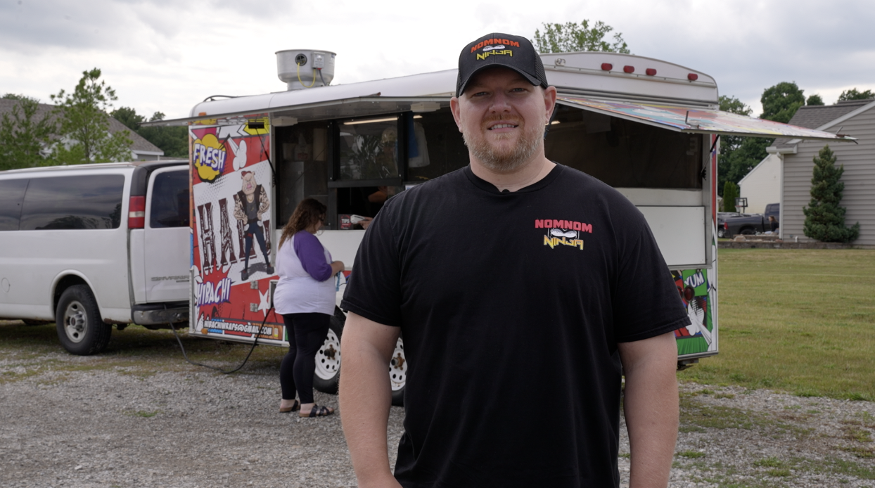 Brandon Haught, owner of Nom Nom Ninja