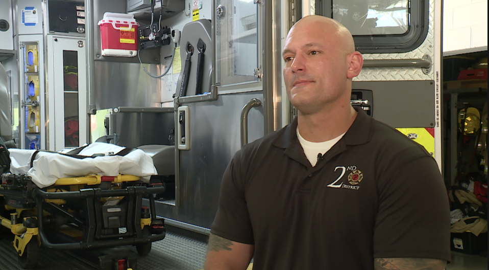 Simon Stephenson, Lawrence-Douglas County Fire Medical paramedic engineer