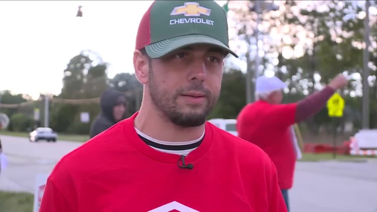 Roberto Barrabi said he has two dump trucks that he uses to support his family of four in Loxahatchee. Feb. 19, 2024