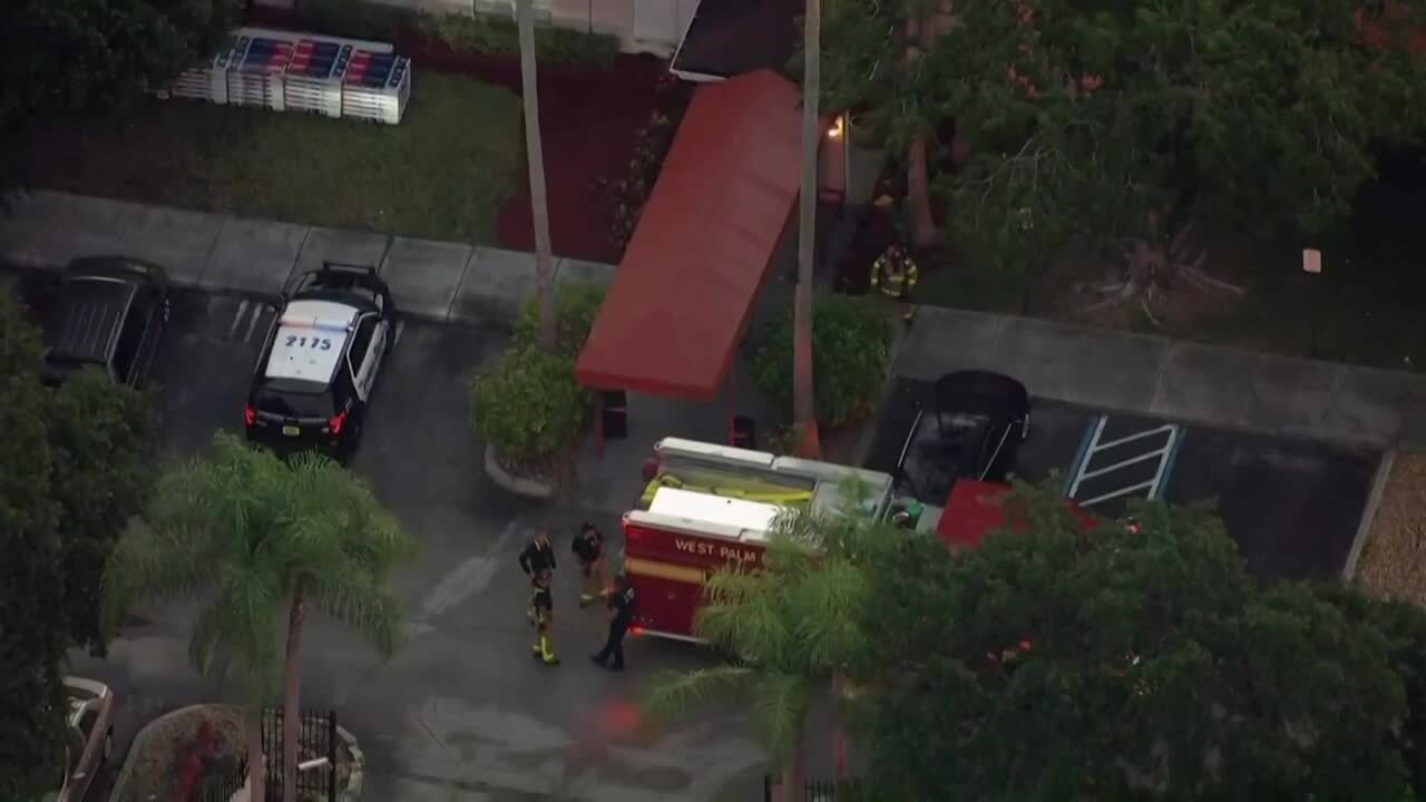 Chopper 5 above fire at Colonial Assisted Living, May 11, 2022