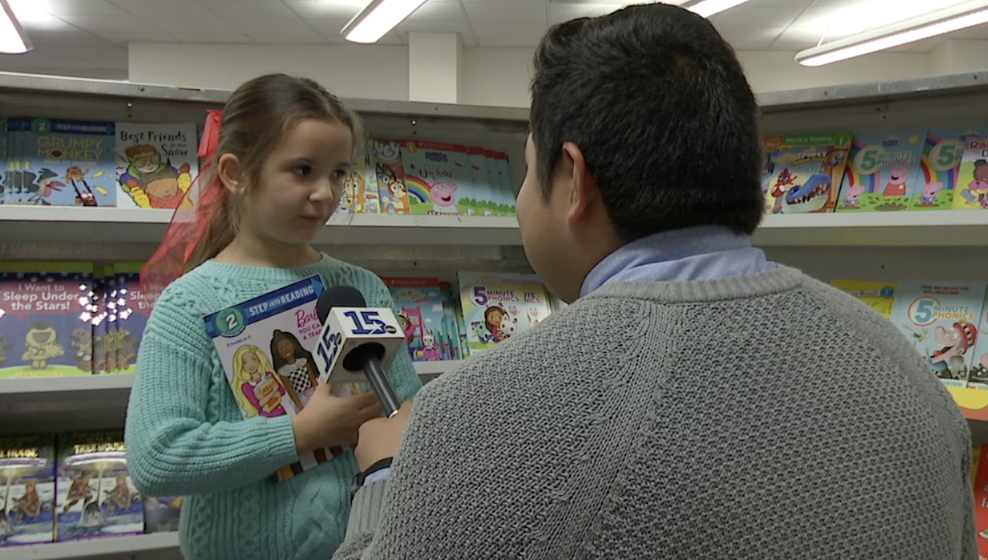 'If You Give a Child a Book' campaign sparks a love of reading at Crockett Elementary