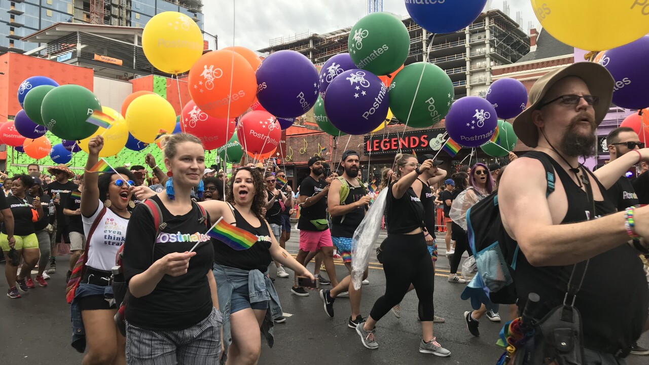 The 31st annual Nashville Pride parade goes on despite weather delays The 31st annual Nashville Pride parade goes on despite weather delays