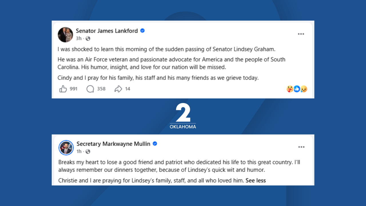 Senator Lankford, Secretary Mullin respond to Lindsey Graham's death