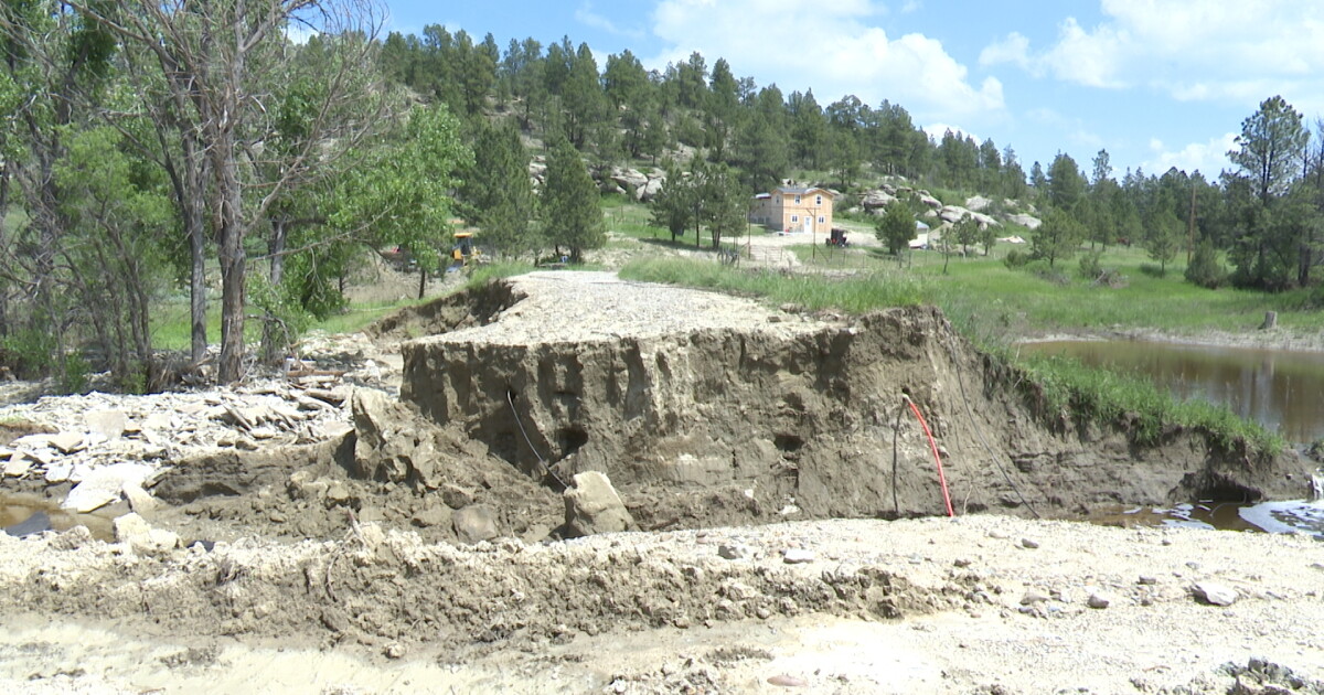 Roundup road washed away, leaving many stranded - Vimarsana News