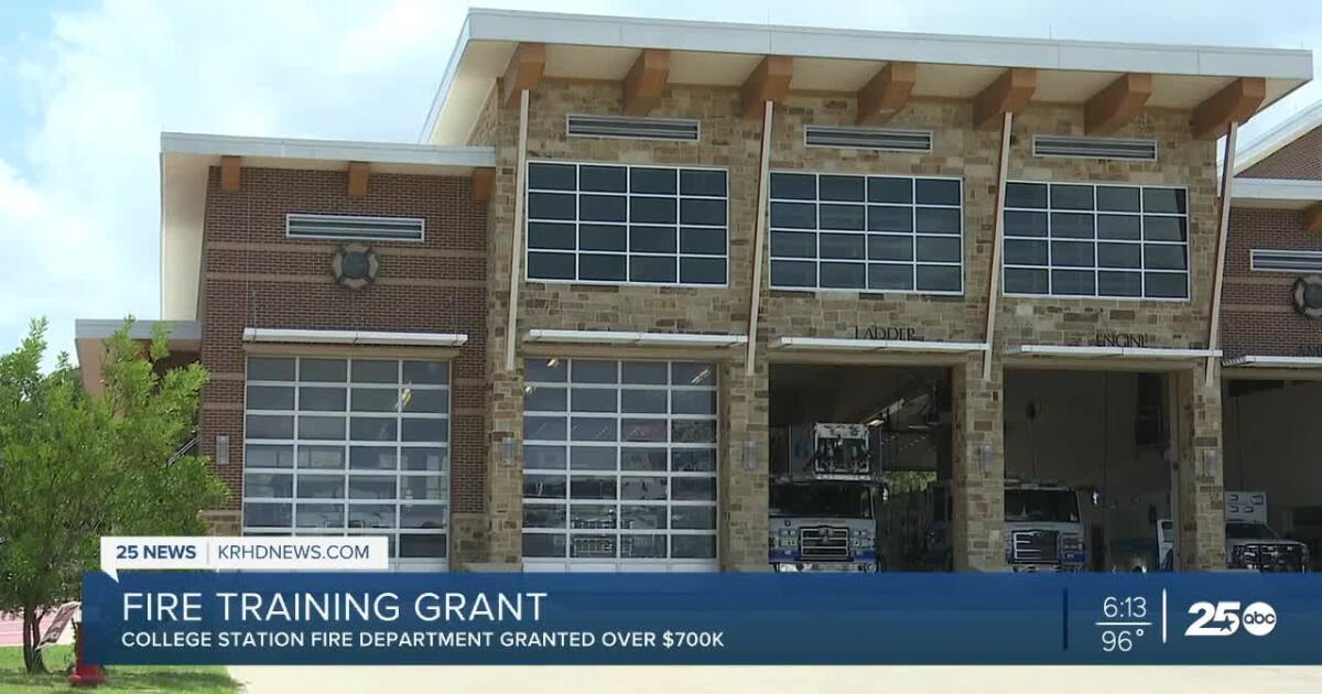 College Station Fire Department receives 700,000 grant from FEMA