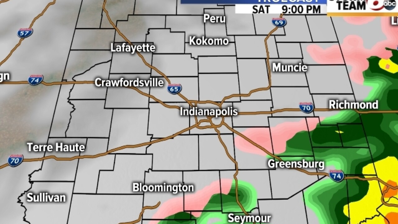 TIMELINE: When the wintry mix is headed your way