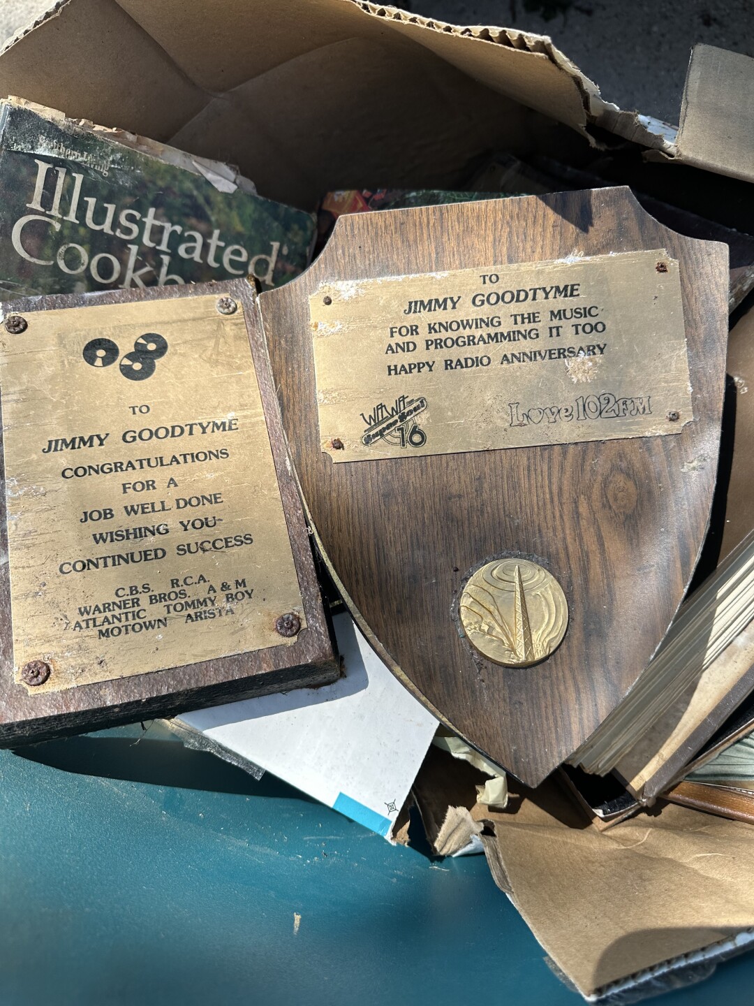 Memorbilia the Davis family lost.