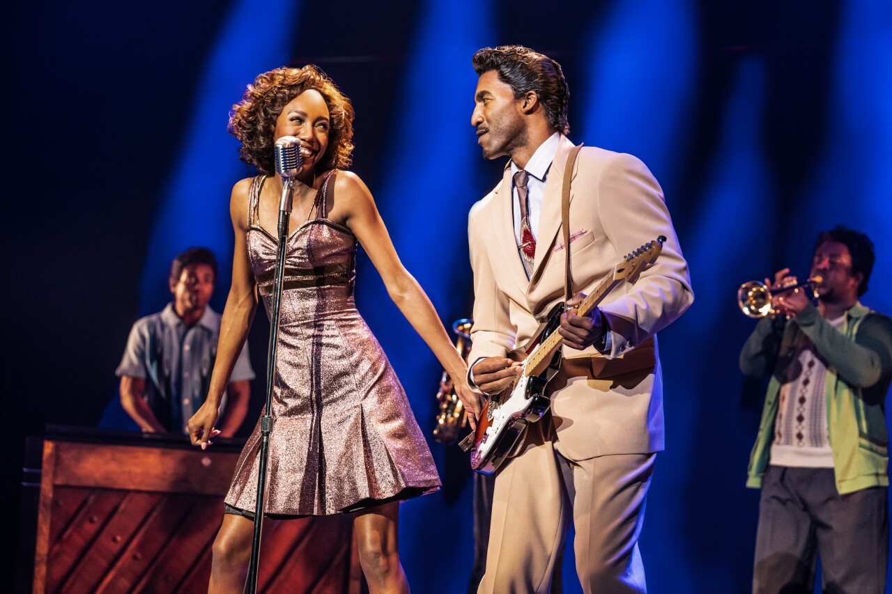 Zurin Villanueva performing as ‘Tina Turner’ and Garrett Turner as 'Ike Turner' in the North American touring production of TINA – THE TINA TURNER MUSICAL. Photo by Matthew Murphy and Evan Zimmerman for MurphyMade.jpg