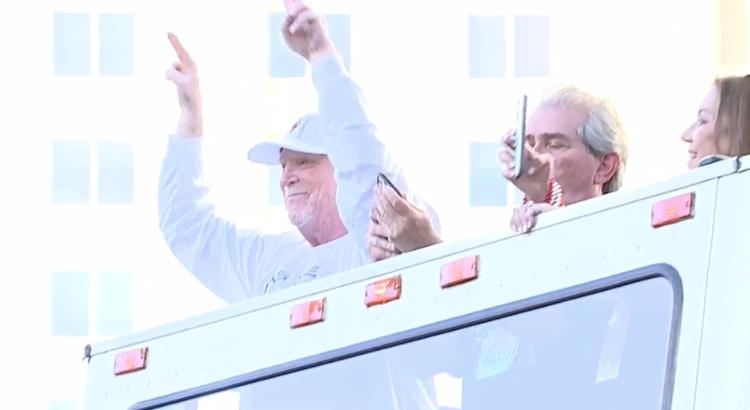 Mark Davis - Las Vegas Aces parade