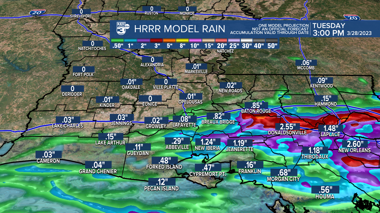 Extended HRRR Accumulation Acadiana.png