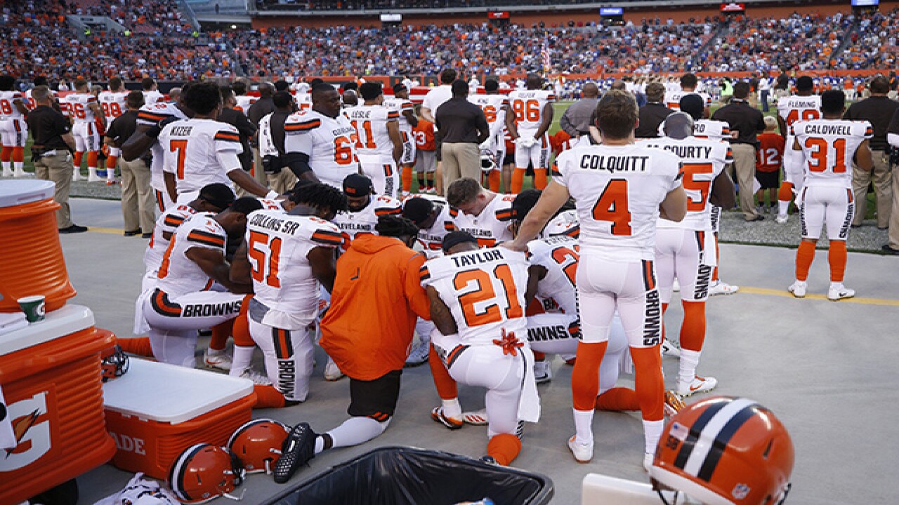 Angry fans take to Cleveland Browns Facebook page over national anthem protest
