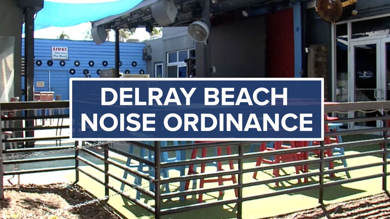 Delray Beach noise ordinance 